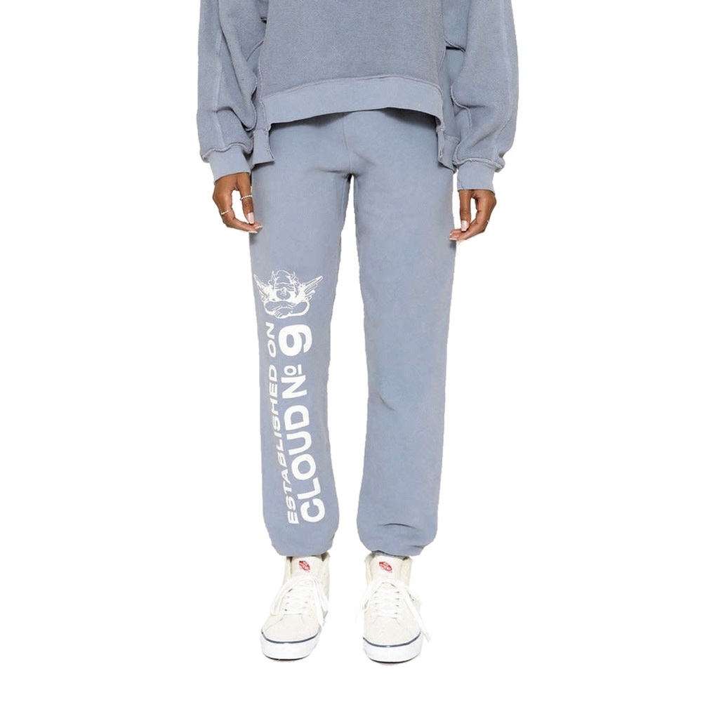 Boys Lie Cloud No 9 Sweatpants Dusty Blue Grey size M